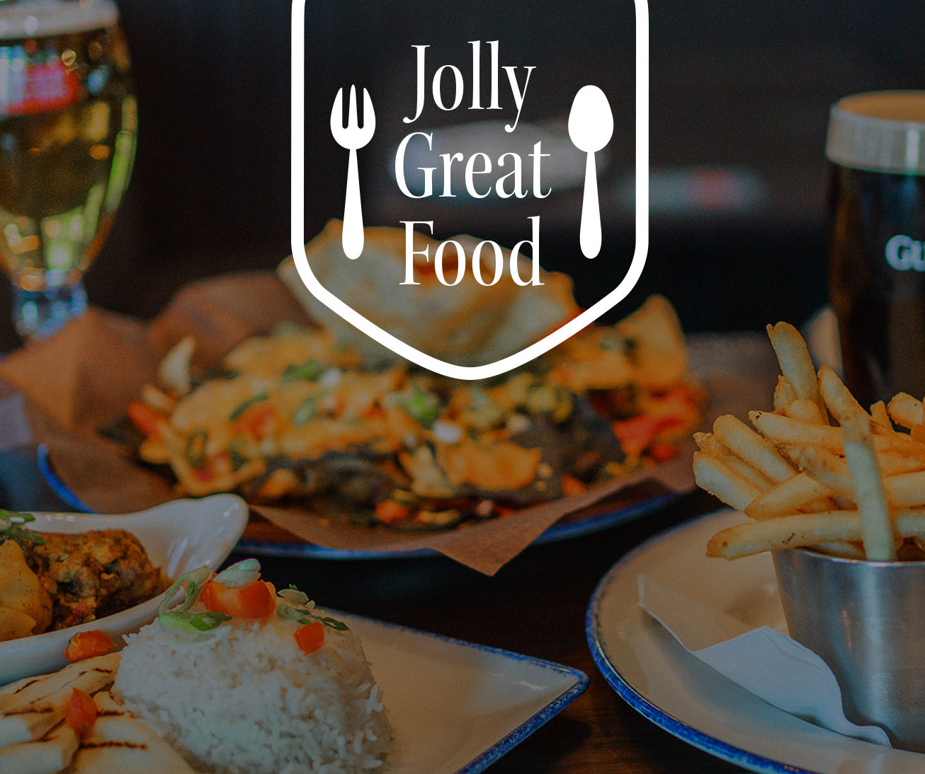 Duke Pubs Jolly Great Food Logo